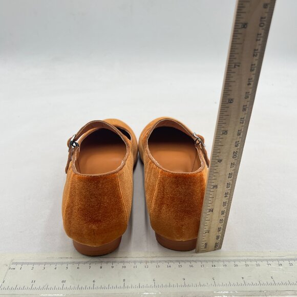 Pazzion Goldenrod Round Toe Mary Janes Comfortable Strap Buckled Ballet Flats - Picture 5 of 8